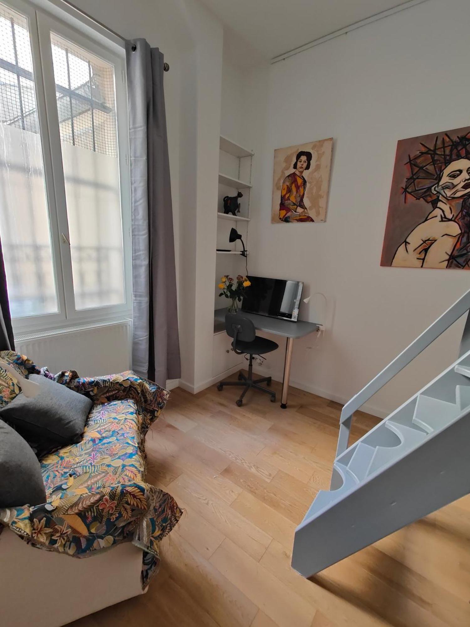 Loft, Atelier Artiste Montmartre Apartment Париж Екстериор снимка